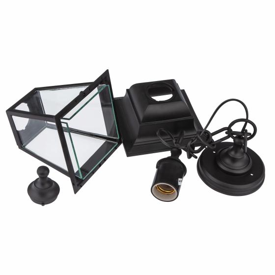 Светильник садово-парковый ЭРА "Адель" черный прозрачное стекло НСУ 04-60-001 Эра в интернет гипермаркете «Планета Лета». Фото Светильник садово-парковый ЭРА "Адель" черный прозрачное стекло НСУ 04-60-001 в интернет гипермаркете «Планета Лета». Фото