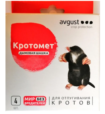 Кротомет шашка, 4х30 г в интернет гипермаркете «Планета Лета». Фото