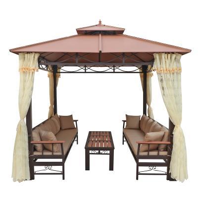 Шатер садовый металл Derong 3x3м DR-1106A в интернет гипермаркете «Планета Лета». Фото