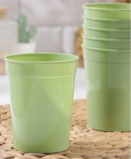 Набор стаканов Grill Party 6 шт 0,4 л пастельно-зеленый в интернет гипермаркете «Планета Лета». Фото