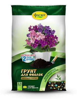 Почвогрунт Фаско® Фиалка Специализированный 2,5л в интернет гипермаркете «Планета Лета». Фото