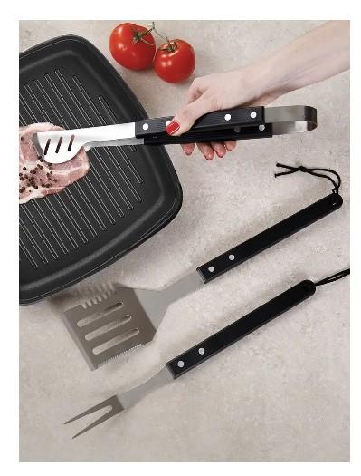 Набор инструментов для гриля 3 предмета 404300250 в интернет гипермаркете «Планета Лета». Фото