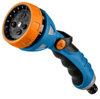 Пистолет GRINDA поливочный PROLine XM-7, 7 режимов,металлический с TPR 429150 в интернет гипермаркете «Планета Лета». Фото