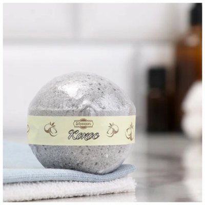 Бомбочка для ванны "Кокос" Добропаровъ, 110 гр 9361625 в интернет гипермаркете «Планета Лета». Фото