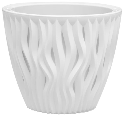 Кашпо "Вдохновение" (4,5л.) Цв. Бежев-розовый (Арт. КШ-8648) НС в интернет гипермаркете «Планета Лета». Фото