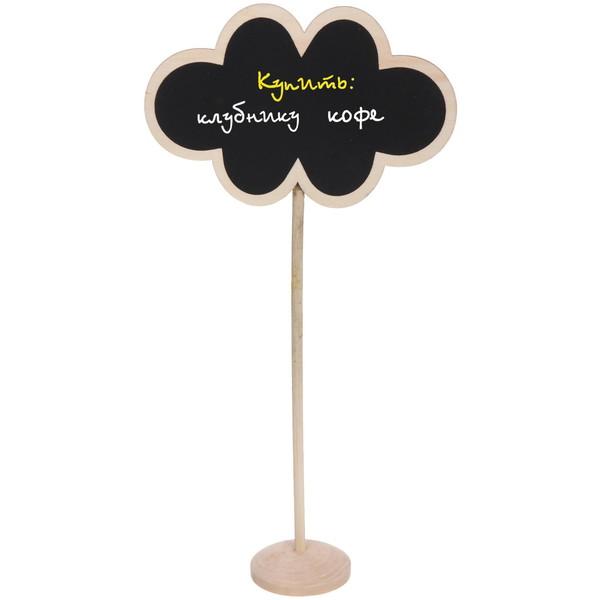 Табличка меловая Облако на штекере H25 см в интернет гипермаркете «Планета Лета». Фото