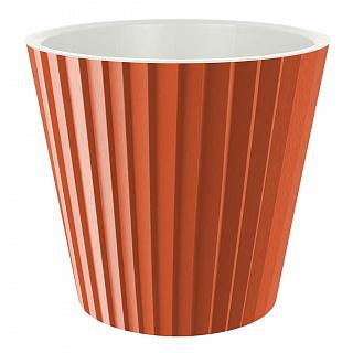 Горшок для цветов Sand D320мм 15,8л на колесиках Терракот в интернет гипермаркете «Планета Лета». Фото
