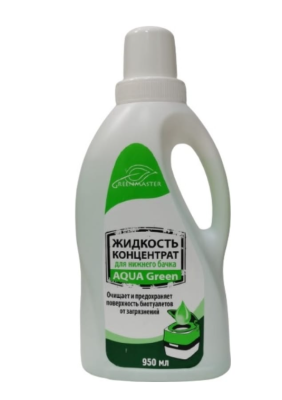 Биосостав д/биотуалетов для нижнего бачка 'Greenmaster Green' 950 мл в интернет гипермаркете «Планета Лета». Фото