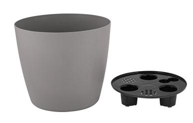 Горшок с дренажной вставкой InGreen Vienna D160мм, 2л, круглый, французский платан в интернет гипермаркете «Планета Лета». Фото