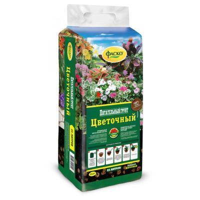 Грунт для цветов Фаско Цветочный 25л в интернет гипермаркете «Планета Лета». Фото