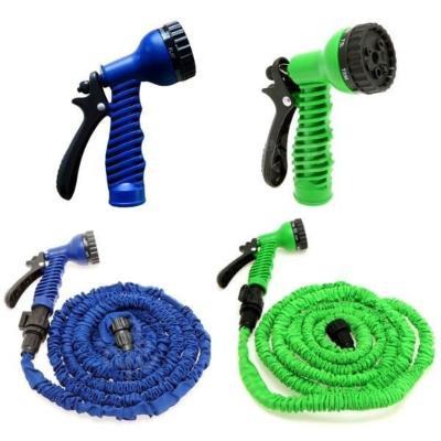 Стрейч - шланг для полива + пистолет в комплекте. Растягивается под напором до 13-15 метров. в интернет гипермаркете «Планета Лета». Фото