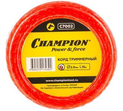 Леска CHAMPION Twisted Square 2,0*15 м (витой квадрат)   C7002 Champion в интернет гипермаркете «Планета Лета». Фото Леска CHAMPION Twisted Square 2,0*15 м (витой квадрат)   C7002 в интернет гипермаркете «Планета Лета». Фото