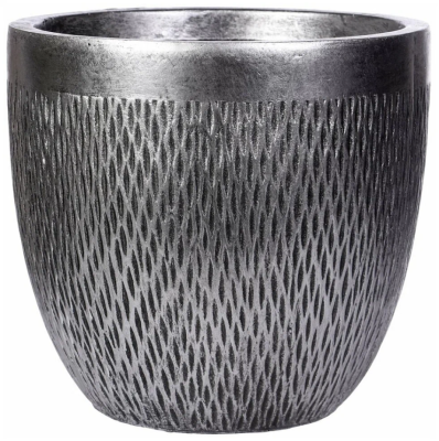 Кашпо IDEALIST Лотус Круглое, файберстоун, себро, D37 H33.5 cm MESHR37-SLV IDEALIST в интернет гипермаркете «Планета Лета». Фото Кашпо IDEALIST Лотус Круглое, файберстоун, себро, D37 H33.5 cm MESHR37-SLV в интернет гипермаркете «Планета Лета». Фото