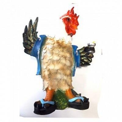 Фигура Петух "Модный" Н-37см F845 в интернет гипермаркете «Планета Лета». Фото