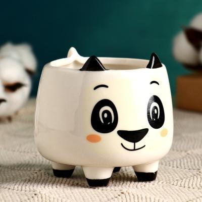 Горшок Панда 0,2л 8х8х8см 9512093 в интернет гипермаркете «Планета Лета». Фото