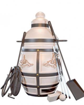 Тандыр керамический "Аполлон" 87х48х80см в интернет гипермаркете «Планета Лета». Фото