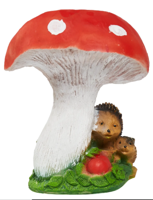 Фигура Гриб с двумя ежами H-27см ФП116 в интернет гипермаркете «Планета Лета». Фото