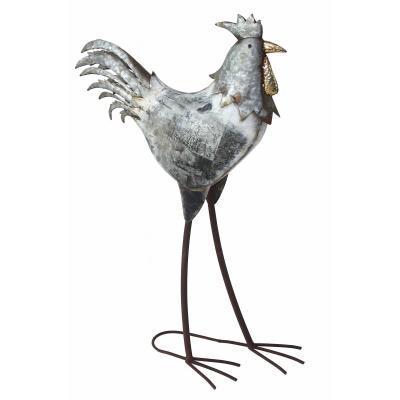 Фигура садовая Петух металл 47Х19Х73 в интернет гипермаркете «Планета Лета». Фото