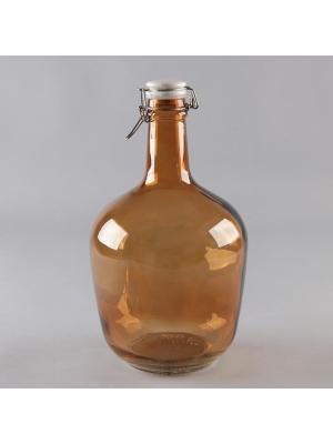 Бутылка 3,4 л стекло GJA Атами зеленая WS1404 - F2 в интернет гипермаркете «Планета Лета». Фото