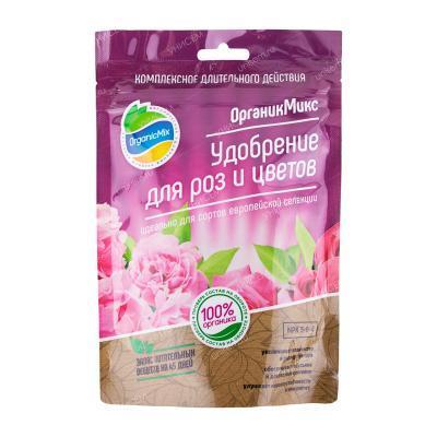 Удобрение ОрганикМикс  для роз и цветов 200г в интернет гипермаркете «Планета Лета». Фото