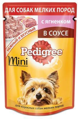 Корм Pedigree пауч д/взр соб мини/пор с ягненком 85г в интернет гипермаркете «Планета Лета». Фото