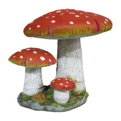 Фигура Грибы-мухоморы H-30см ФП128 в интернет гипермаркете «Планета Лета». Фото