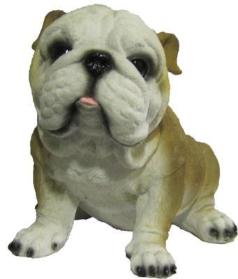 Фигура Собачка Бульдог H-20см в интернет гипермаркете «Планета Лета». Фото