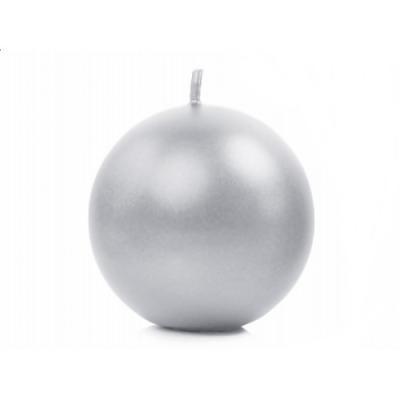 Свеча Шар металлик белый SWIECA KULA K-3, ZIMOWE DRZEWKO 0033-1744-0130-10 нг BARTEK в интернет гипермаркете «Планета Лета». Фото Свеча Шар металлик белый SWIECA KULA K-3, ZIMOWE DRZEWKO 0033-1744-0130-10 нг в интернет гипермаркете «Планета Лета». Фото