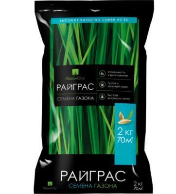 Семена газонной травы Райграс 100% 2 кг ГазонСити Трейд в интернет гипермаркете «Планета Лета». Фото Семена газонной травы Райграс 100% 2 кг в интернет гипермаркете «Планета Лета». Фото