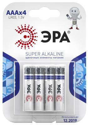 Батарейки ЭРА ЭРА LR03-4BL, 4шт в интернет гипермаркете «Планета Лета». Фото
