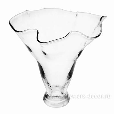 Ваза "ФАЗОЛЕТТО-3" (стекло), D18,5xH32,2 см в интернет гипермаркете «Планета Лета». Фото