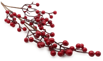 Ветка искусственная Ягоды 30 см в интернет гипермаркете «Планета Лета». Фото