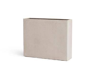 Кашпо TREEZ Effectory Beton высокий Дивайдер белый песок в-75, д-92, ш-25 см INGREEN в интернет гипермаркете «Планета Лета». Фото Кашпо TREEZ Effectory Beton высокий Дивайдер белый песок в-75, д-92, ш-25 см в интернет гипермаркете «Планета Лета». Фото