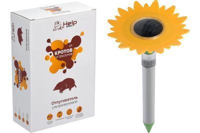 Отпугиватель HELP КРОТОВ ультразв с фонар на солн бат 17x38 см в интернет гипермаркете «Планета Лета». Фото