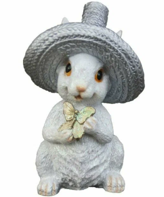 Фигура Зайка в шляпе с бабочкой Н-20см,L-10см,В-10см в интернет гипермаркете «Планета Лета». Фото