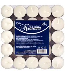 Свеча чайная 38х38х65 мм ACC676880 в интернет гипермаркете «Планета Лета». Фото