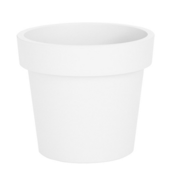 Кашпо LOFT 8литров OLA DOM (белый) в интернет гипермаркете «Планета Лета». Фото