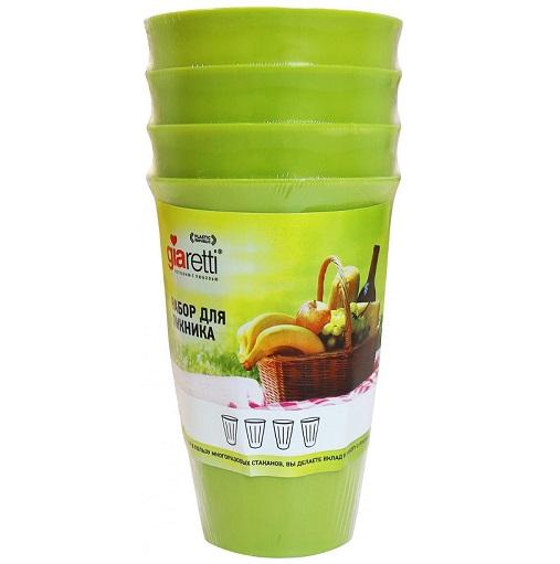 Набор из 4х стаканов Bono оливковая роща GR1813ОЛ в интернет гипермаркете «Планета Лета». Фото